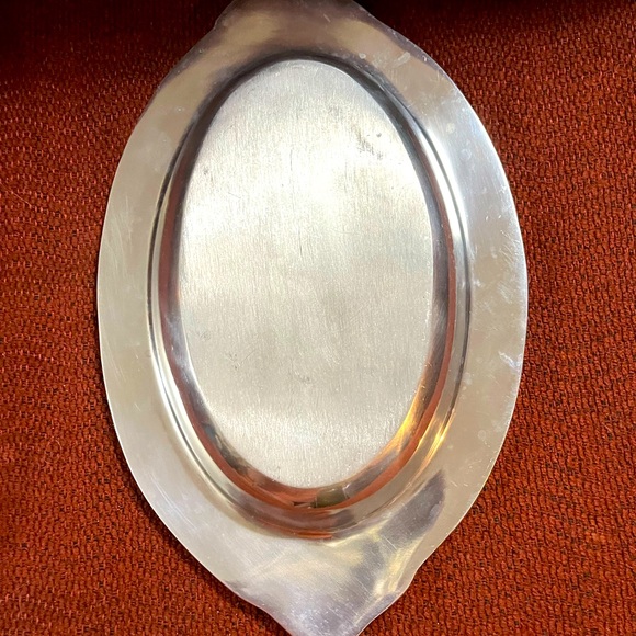 Source unknown on the brand,Size 121/4”sX 73/4”s,Not for sure but I think pewter - Picture 3 of 3